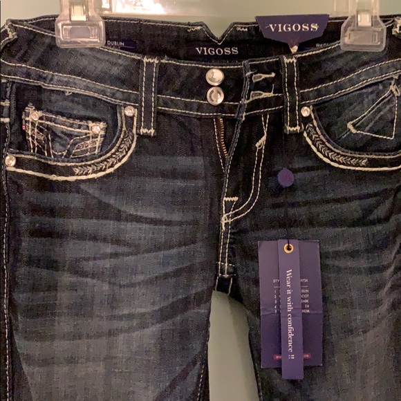 vigoss jeans NWT size 26 - Picture 2 of 4